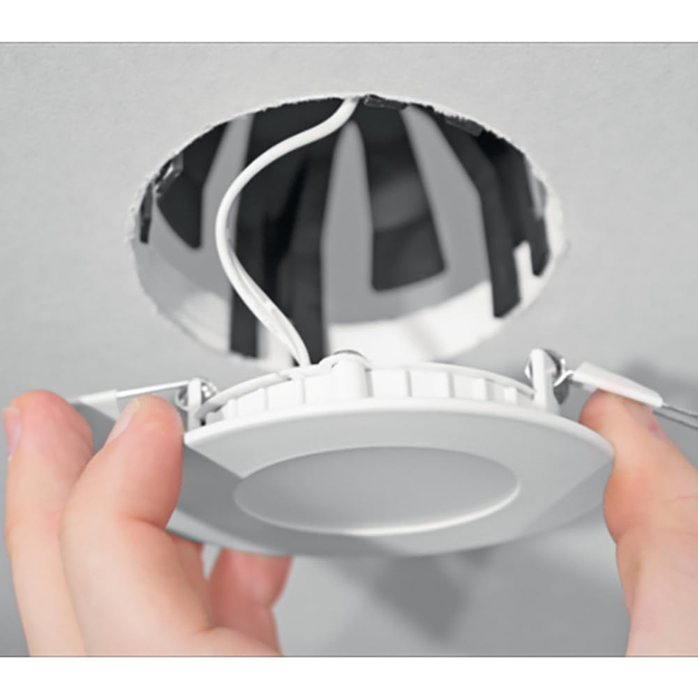 HellermannTyton SPOTCLIP III H50MM Lot de 10 Couvercle downlight