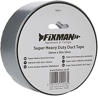 Fixman 190160 Super Heavy Duty Duct Tape 50 mm x 50m Black