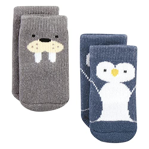 Image of Hudson Baby Baby 8-pack Cotton Rich Newborn and Terry Socks