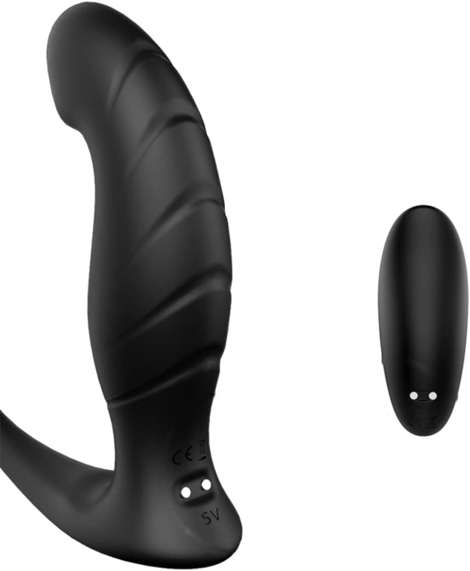 Massaggiatore con due anelli vibranti — 10 modalità di vibrazione, vibratore in silicone ricaricabile tramite USB