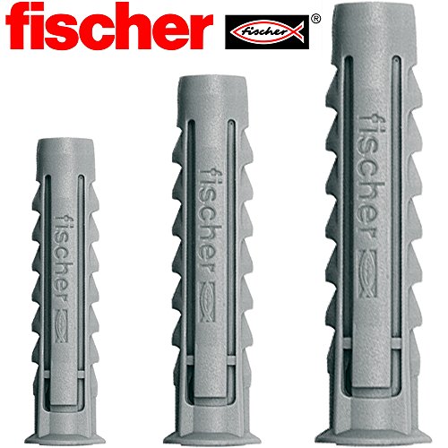 Preisvergleich Produktbild Fischer Dübel SX5 (50 Stück) - Nylondübel Spreizdübel Allzweckdübel Universaldübel