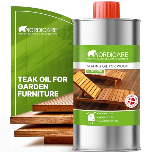 Nordicare Sealing Wood Oil for Outdoor Garden...
