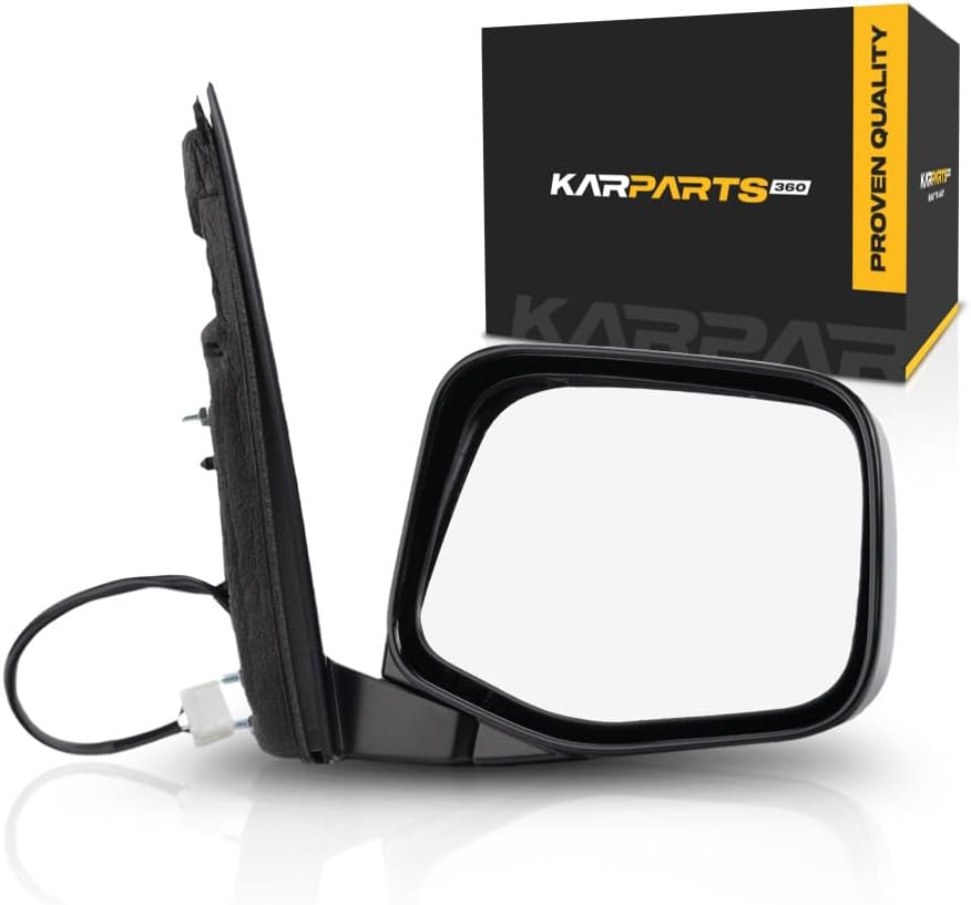 For Honda Odyssey 2011 2012 2013 Door Mirror Passenger Side | Manual Folding | Power | Heated | Light Textured | EX/EX-L Model | Replacement For 76200TK8A11ZA | HO1321263