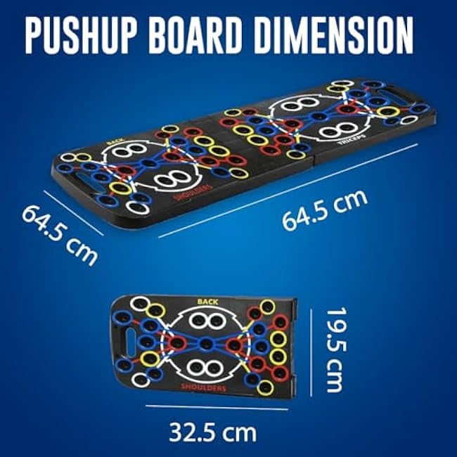 Push Up Board, Portable 25-In-1 Push up Board for Men, | Pilates Bar & Fitness Accessories with Resistance Bands & Ab Roller Wheel, Professional Strength Training Equipment For Man and Women