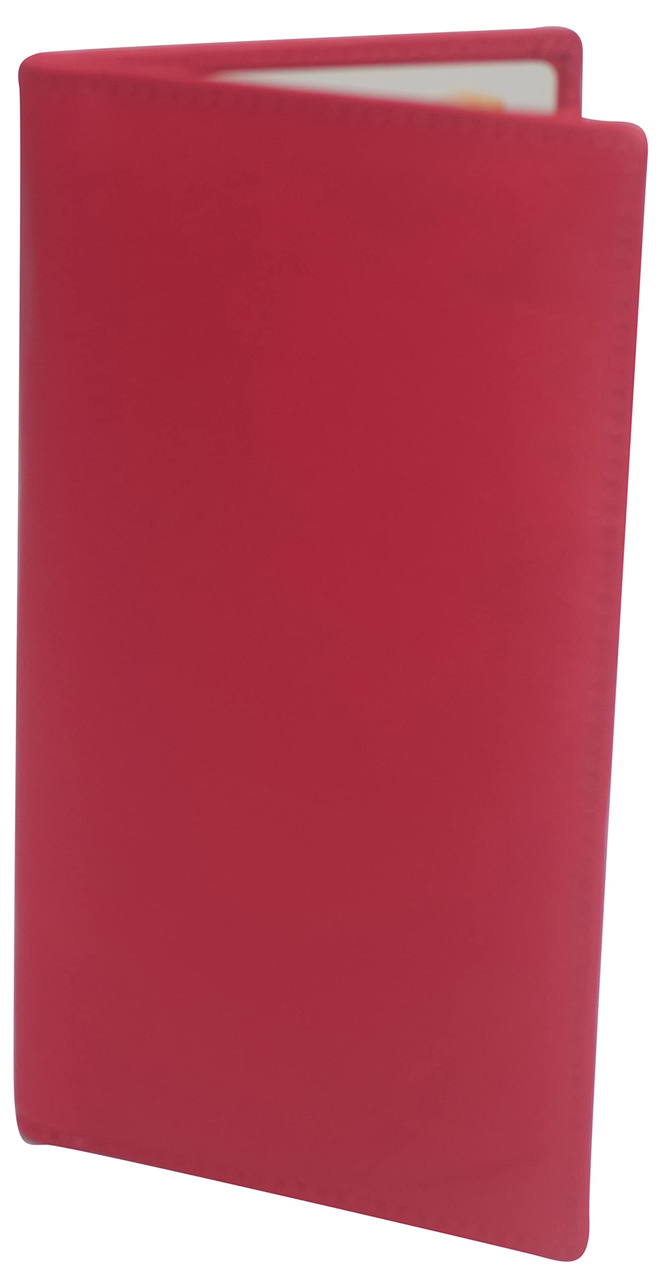 Marshal Portatarjetas de crédito plegable de cuero de gama alta #1529CF, RFID CN Rosa, 4” x 7”, Compacto