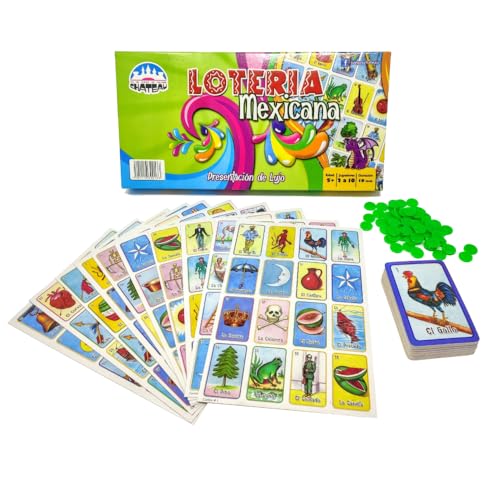 Juegos Chateau Lotería Mexicana Tradicional en Caja Grande - Juego de Mesa...