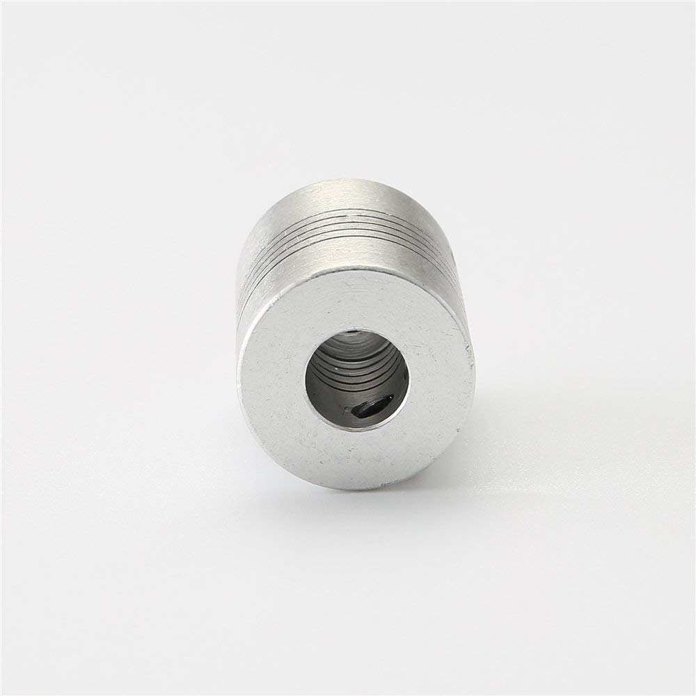 Giunto Albero Flessibile 5 Mm Su 6 Mm Alluminio NEMA17 RepRap - Foto 9
