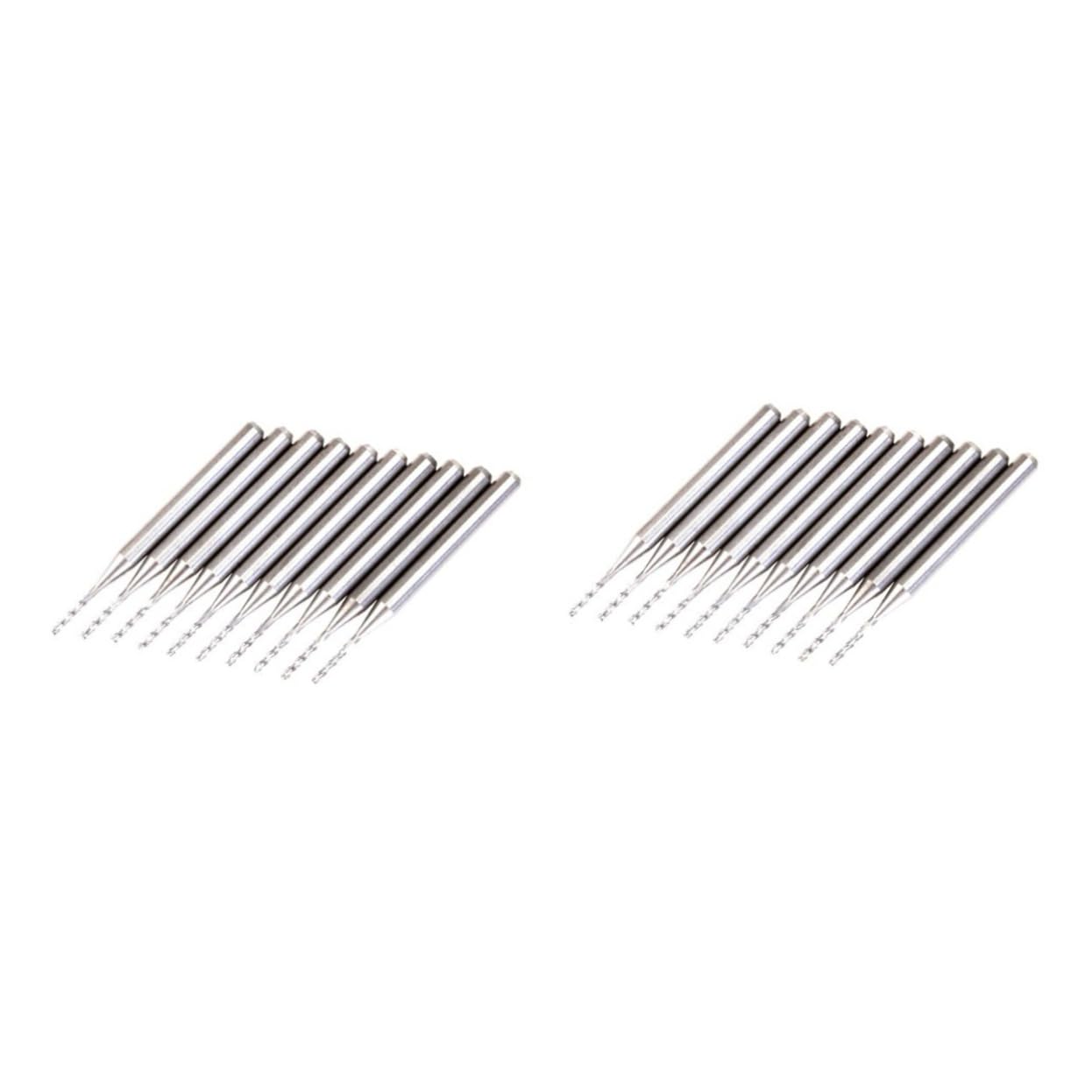 OSALADI 2pezzi Punta Da Trapano Carbide Alloy Per Pcb e Lavorazioni Elettroniche Resistente e Durevole Adatta Per Cnc
