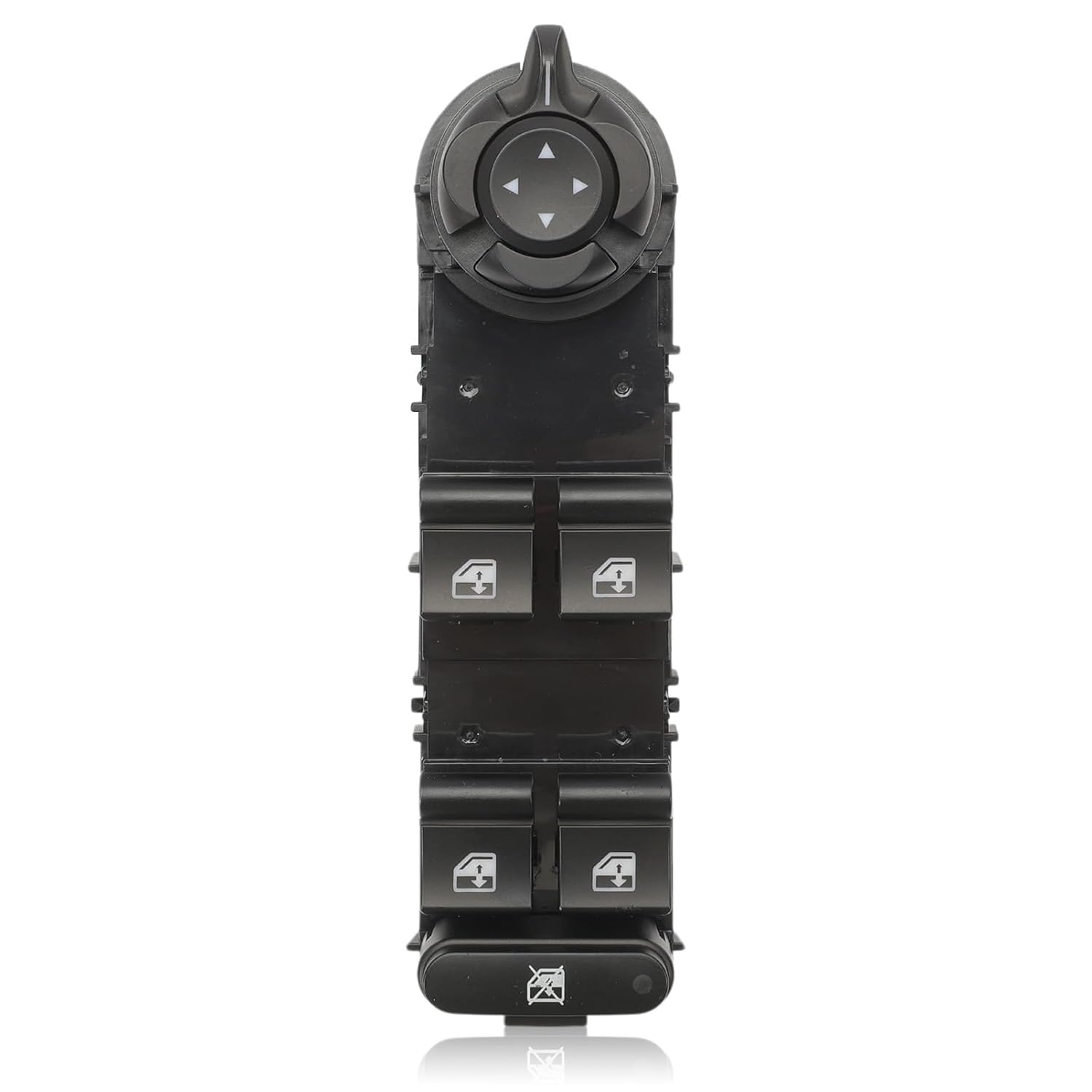 Interruttori Finestra per auto Pulsantiera 156106393 Compatibile per Alfa Romeo Giulietta 2010-2020 lato conducente Ascensore per vetri per finestrini Plastica Nero (156106393)