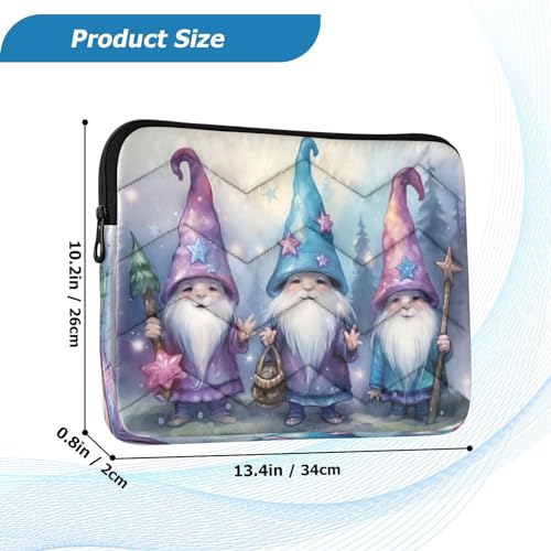 Funda para portátil 13-14 pulgadas con diseño de gnomos miniatura 3
