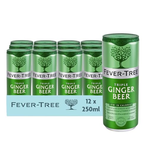 Fever-Tree Sparkling Triple Ginger Beer Soft Drink 12x250ml