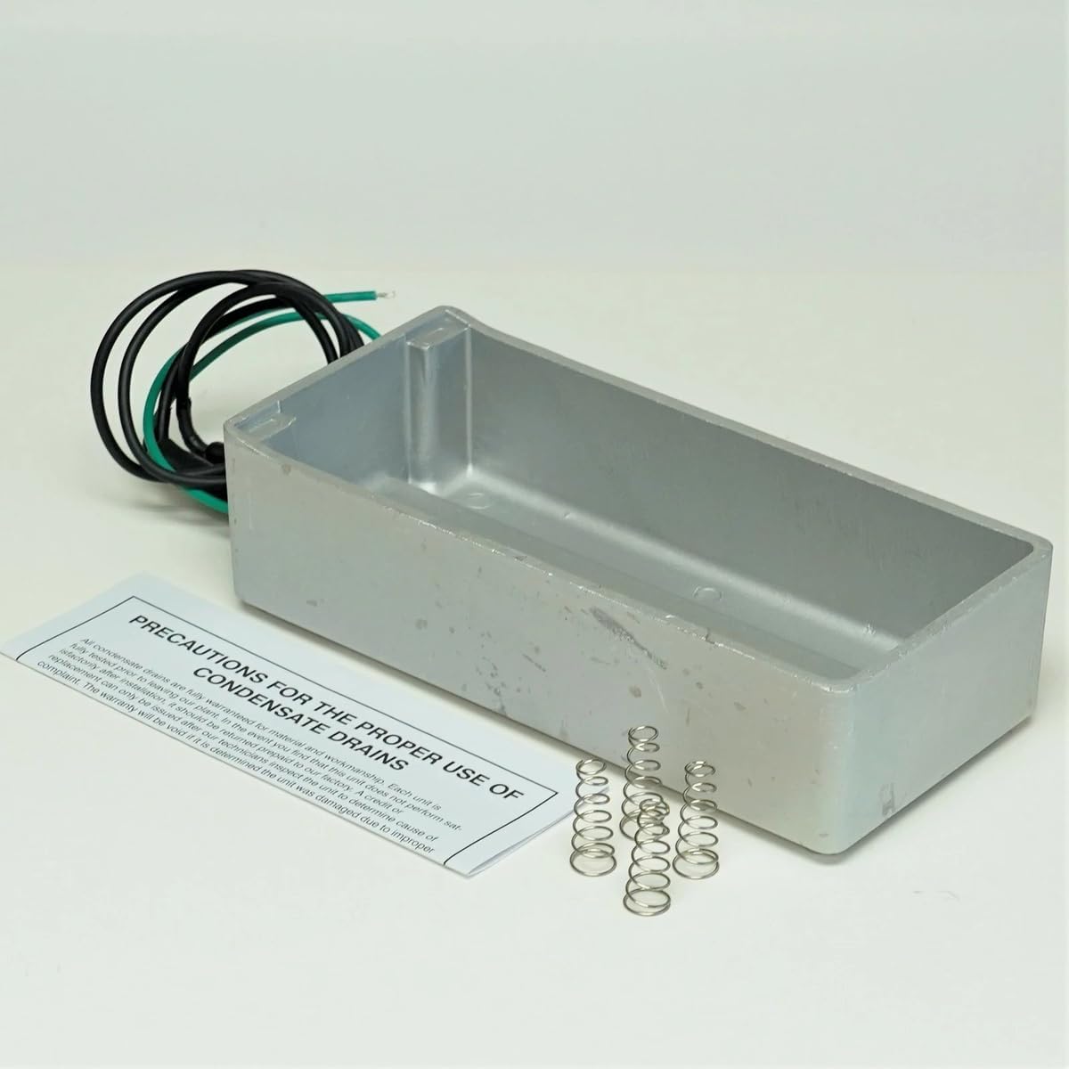 Replacement for Supco 31-220 Aluminum Condensate Remover Pan 50 oz 220 VAC 10" x 4-1/2" x 3-3/8" compatible with Supco.
