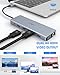OOTDAY 14 in 1 USB C Docking Station, USB C Adapter with Dual 4K HDMI, VGA, USB A 3.1, USB C 3.1, 4 USB A 2.0 Ports, Gigabit Ethernet, SD/TF Card Readers, 100W PD and 3.5mm Audio Ports
