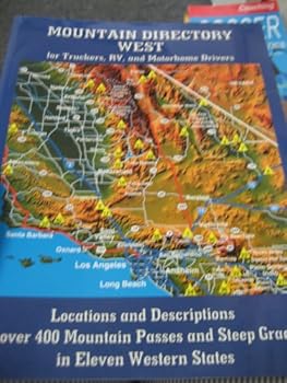 Paperback Mountain Directory West for Truckers, RV, and Motorhome Drivers Book