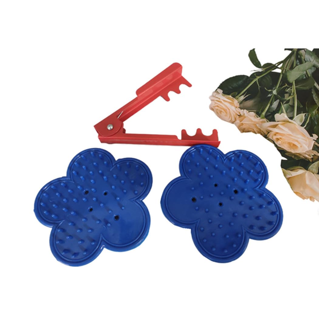 Rose Stripper Thorn Remover Tool Kit Thorn and Leaf Peeling Tool for Rose Flower Garden Floral Arrangement (3 Pack)