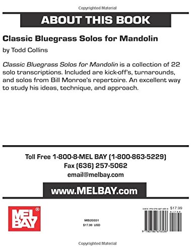 Classic bluegrass solos for mandolin