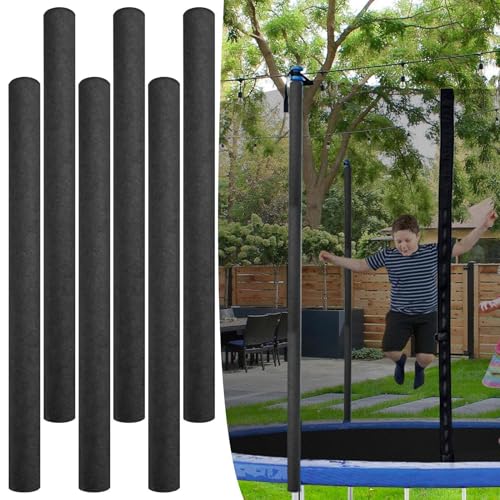 Enclos de trampoline avec manchons de protection en mousse pour mât de sécurité