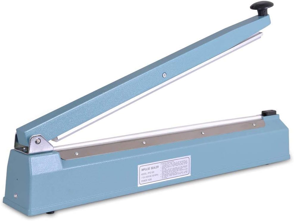 20 Inch Impulse Heat Manual Bag Sealer Sealing Machine