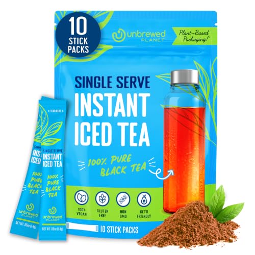 Unbrewed Planet Instant Iced Tea, 100% Black Tea...
