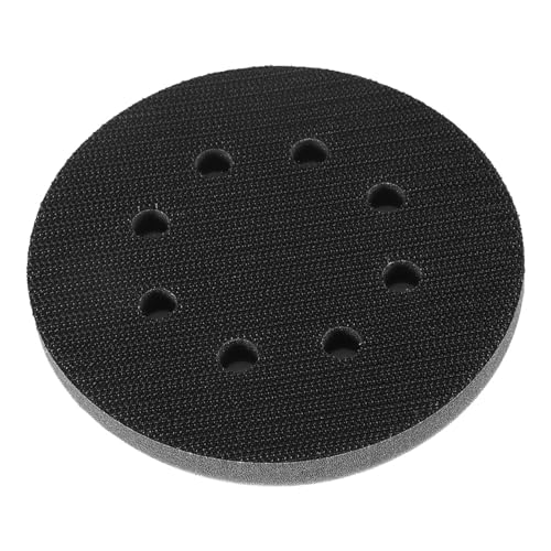 125Mm Interface Pad, 5 Inch Soft Sponge Soft Interface Pad, 8 Holes Foam Sponge Sanding Pads, Interface Cushion Pad For Sanding Pad