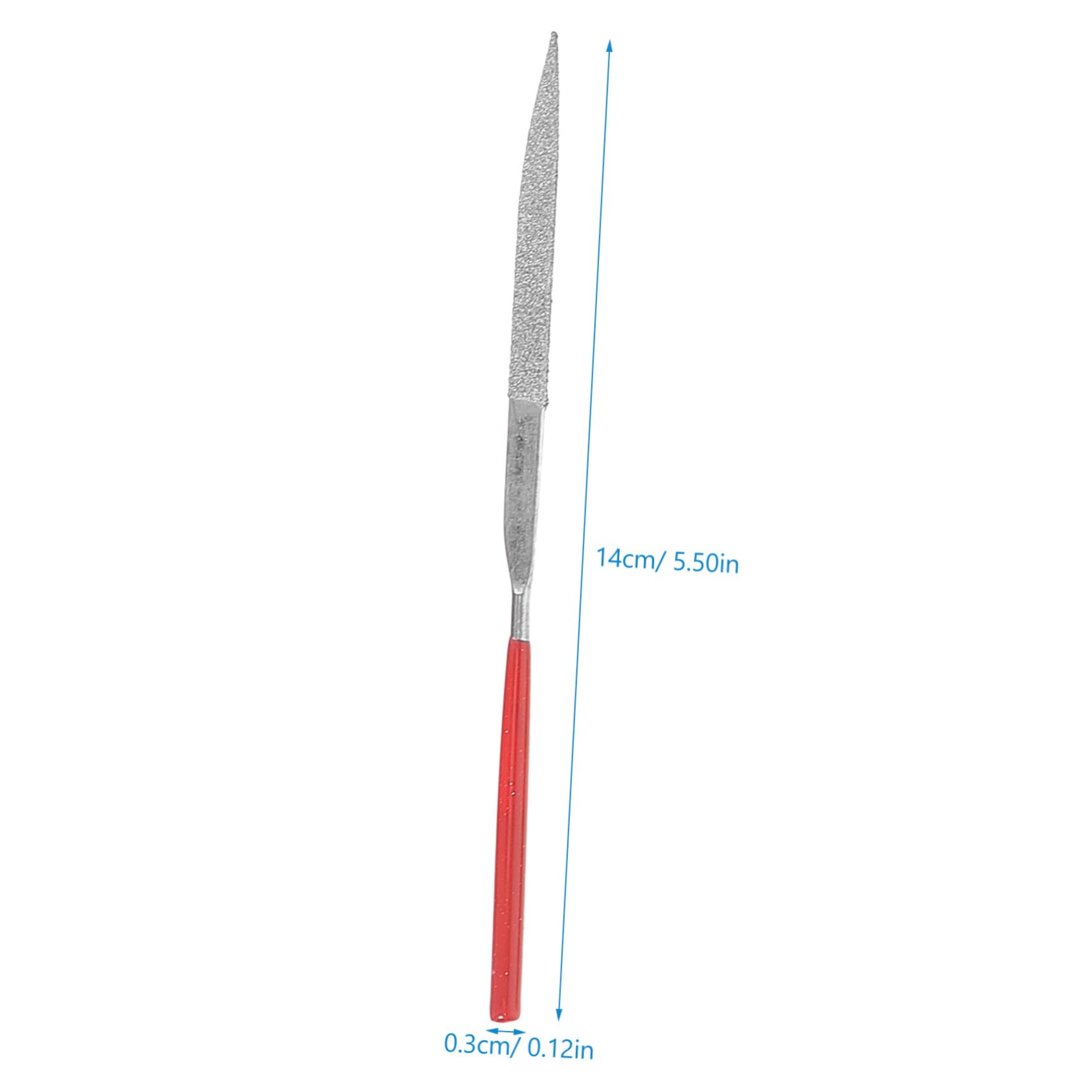 Balacoo Mini Diamond File Set Precision Jeweler Tools for Metal Glass Wood Diamond Deb Nail Files Kit