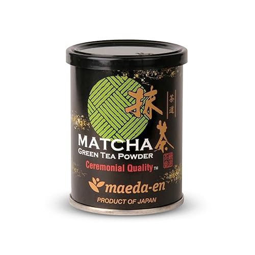 MAEDA-EN Té verde matcha ceremonial en polvo 0.99 oz Origen japonés 100% para batidos con leche y hornear 18422 1pk