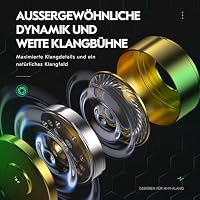 Yinyoo CCZ Harmony BC01 Pro In-Ear-Kopfhörer, 1DD 1BA Hybrid-Treiber, HiFi-Kopfhörer, drei Frequenz-Balancen, kabelgebunden, IEM, Stereo-Sound, 3,5-mm-Stecker – Ansicht 6