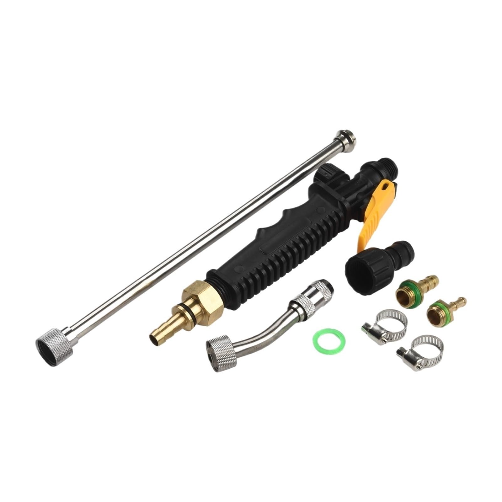 Ddqcnzpmy One Color Garden Hose Spray Gun,1/4" 3/8" Sprayer Wand High Pressure Water Metal Jet Nozzle Watering Sprinkler Easy To Use(48Cm)