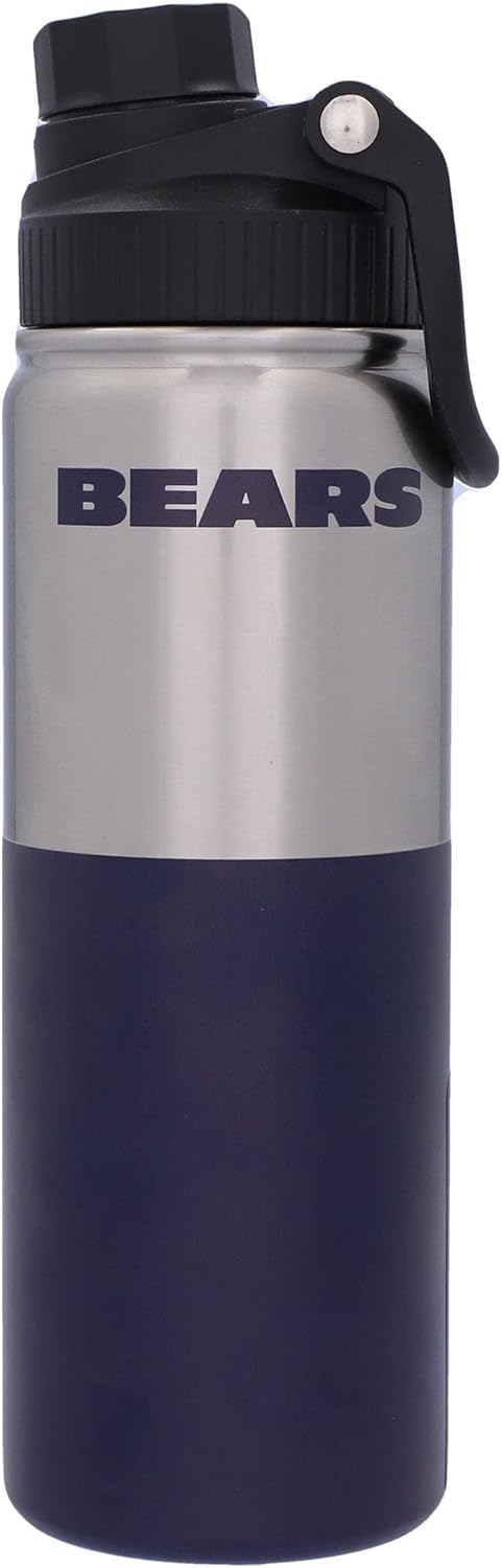 Logo Brands Chicago Bears 21oz. Twist Top Stainless Bottle