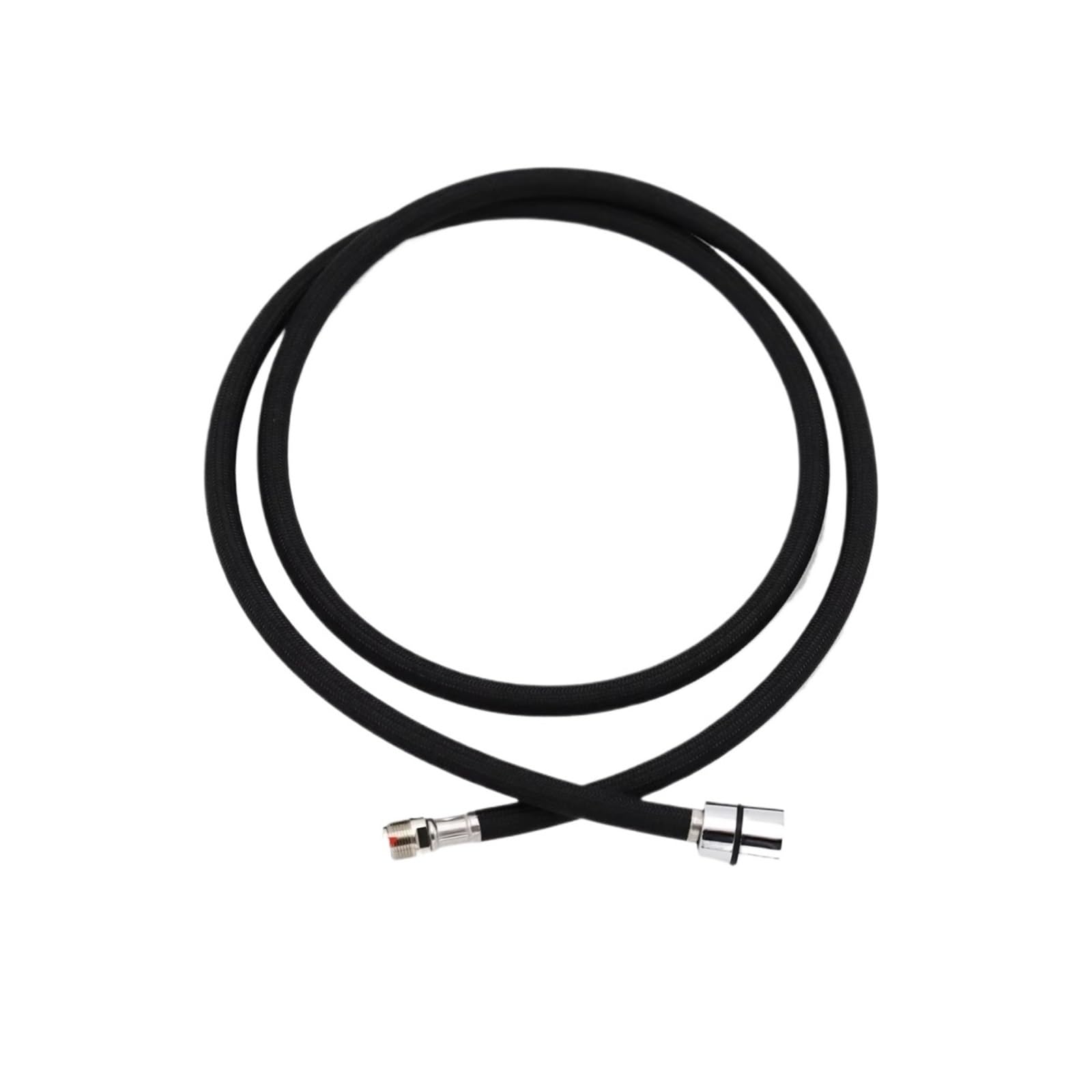 Generico Tubo flessibile di ricambio in nylon intrecciato for rubinetto estraibile da 150/180/200/300 cm, adatto for rubinetto estraibile da cucina/lavandino da 15 mm.(Black,300cm)