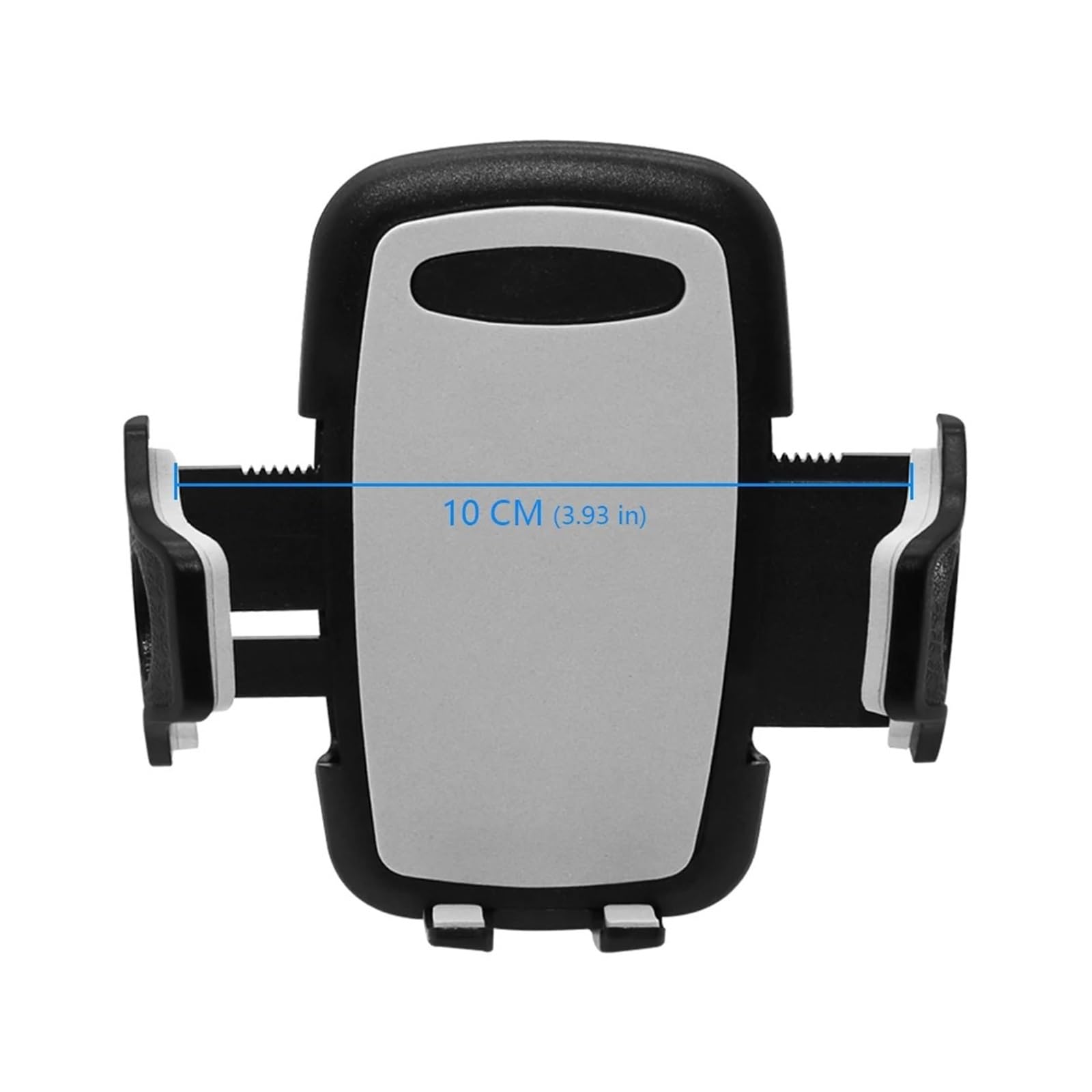 Supporto per Cellulare da Auto, per Slot CD e Bocchetta dell'Aria, Supporto per Smartphone, Supporto per Telefono da Bici (Grigio)