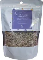 Escalda-Pés Aromático com Alfazema Azul e Camomila, Sal Marinho e Óleos Essenciais, 200g