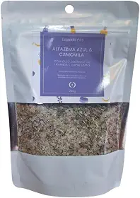 Escalda-Pés Aromático com Alfazema Azul e Camomila, Sal Marinho e Óleos Essenciais, 200g