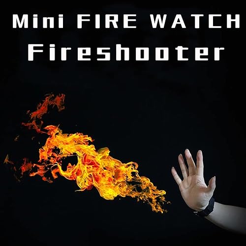 Miniatura 5 de ZQION Mini RELOJ DE FUEGO Flasher Trucos de magia Fuego Trucos de magia Fuego Maigc Accesorio Llama Magia Accesorios Dispositivo de Control Remoto