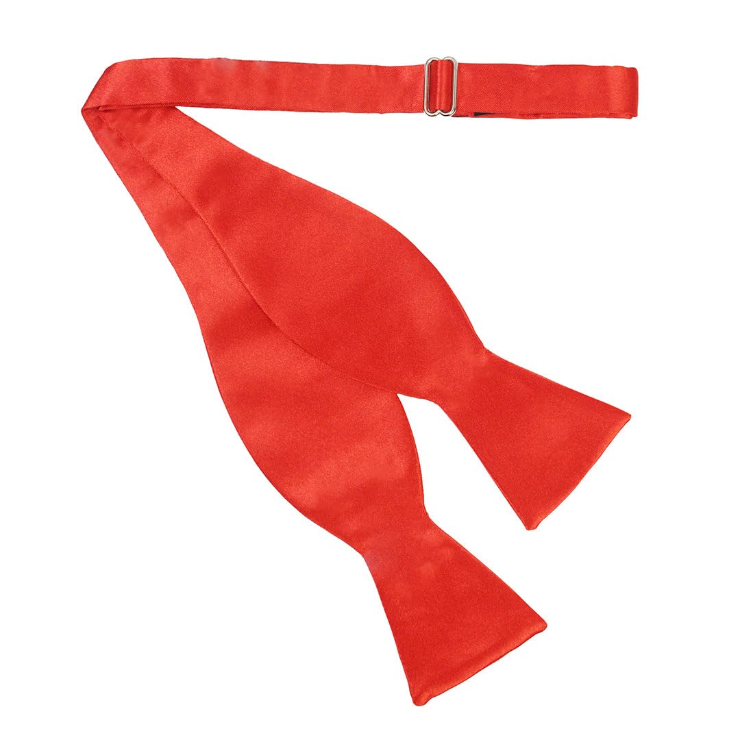 Peluche Sultry Red Cummerbund, Open Bow Tie & Pocket Square Set for Men - Image 8 thumbnail