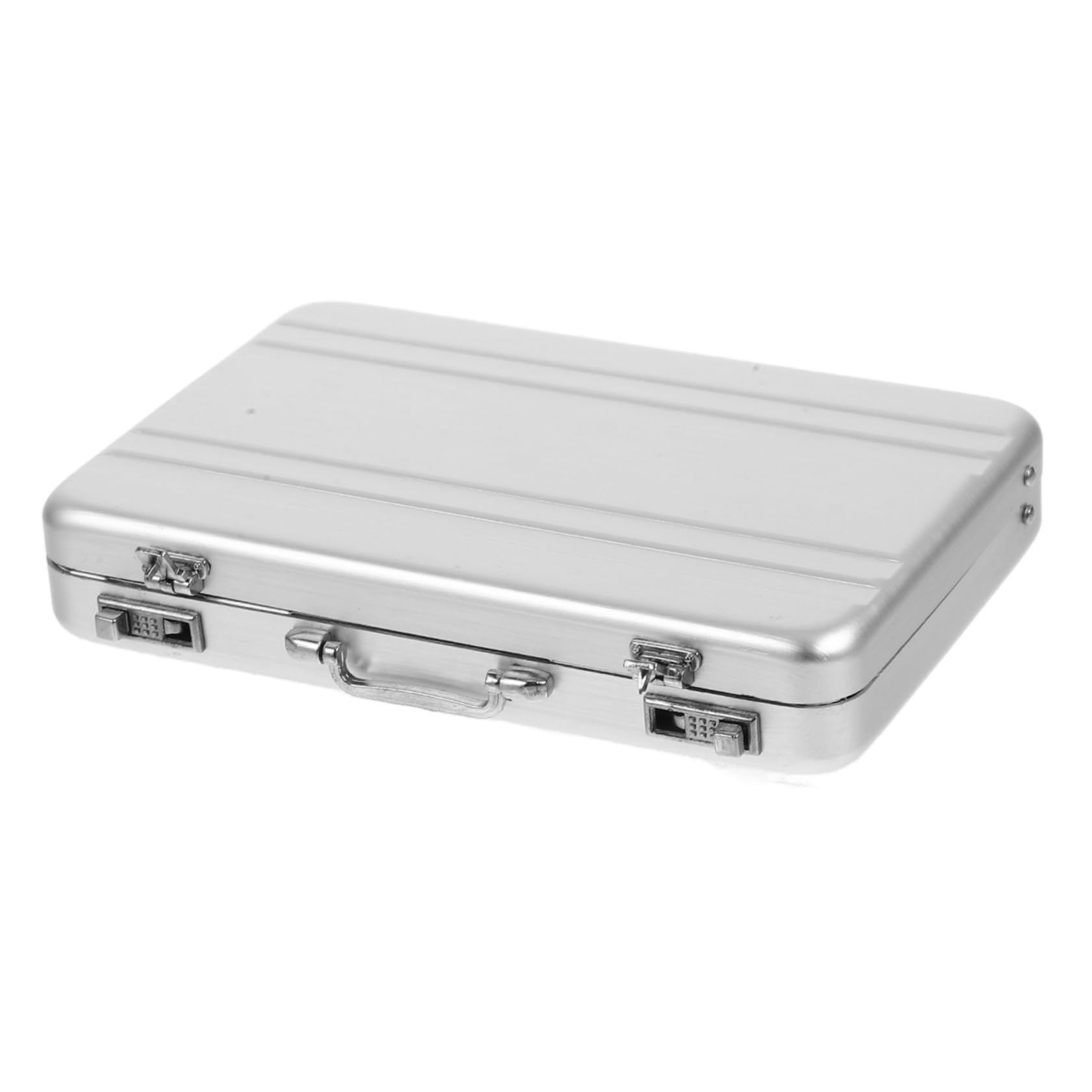 jojofuny 4 Stück Karten Organizer im Kofferdesign Aufbewahrungsbox für Visitenkarten Kreditkarten und Notizzettel und Langlebig für Büro