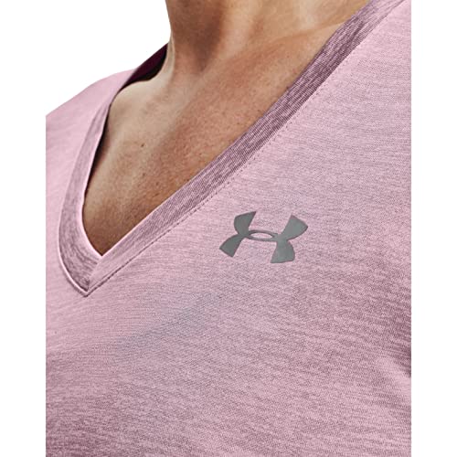 Image of Under Armour Womens Tech V-Neck Twist Short-Sleeve T-Shirt