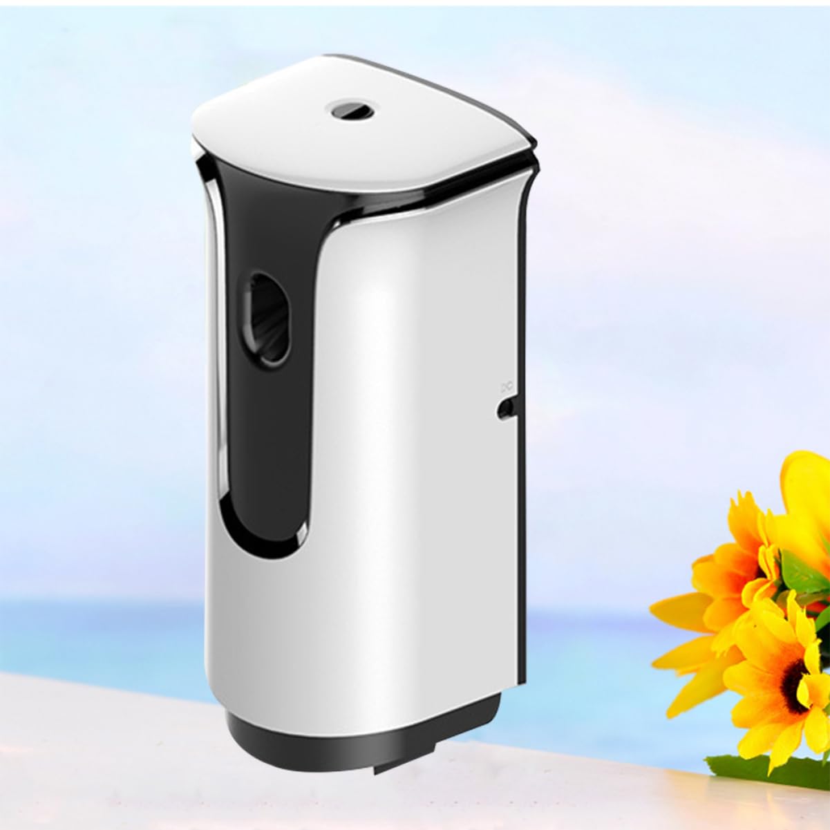 Healeved Erogatore Automatico di Fragranze Aerosol ABS, Montaggio a Parete | Hotel e Toilette, Capacità Aumentata, Nero o Bianco, Alta Efficienza, Funzionamento a Sensore di Luce