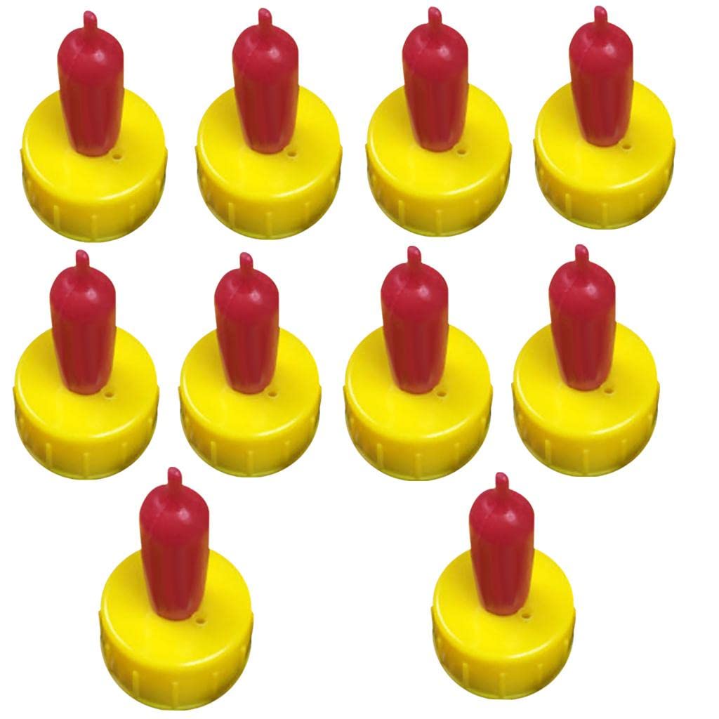 MERISHOPP® Pack of 10pcs Lamb Kid Nipple Teat Feeder Bottle Topper Feeding Milk Drinking Farm 4X 3cm|Business & Industrial | Agriculture & Forestry | Livestock Supplies-image-44