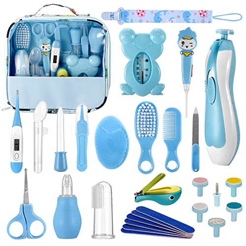 Baby Grooming Kit, 29 In 1 Portable Baby Safety Care Set And Baby Electric Nail Trimmer Set, Newborn Nursery Cleaner Essentials Health Care Set For Infant Toddlers Boys Girls, Baby Care Gift. #TOP2