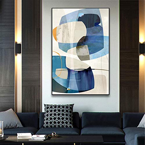 Impression photo art mural abstrait premium vintage géométrique