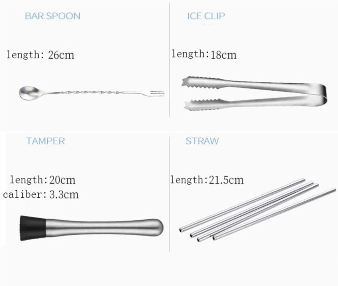 Shaker Cocktail Barware Cocktail Shaker Set Acciaio Inossidabile Barman Mixer Bartending Tool Bar Set