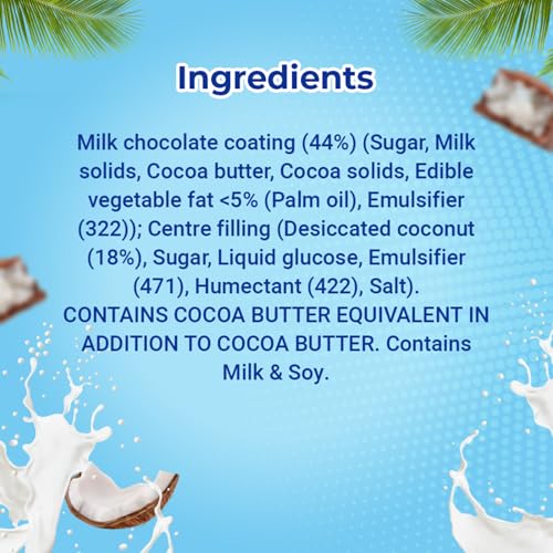 Image of Bounty Miniatures Filled Chocolate Pack | Imported Chocolates | Soft & Tender Coconut in the Centre | Premium Chocolate | 10 Mini Coconut Bars | 100 g | Pack of 4