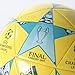 adidas Performance Champions League Finale Cardiff Capitano Soccer Ball, Bright Yellow/Clear Aqua/Energy Blue, Size 4