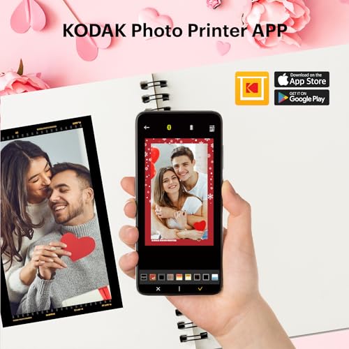 KODAK Dock Plus 4PASS Instant Photo Printer, 4x6” Portable