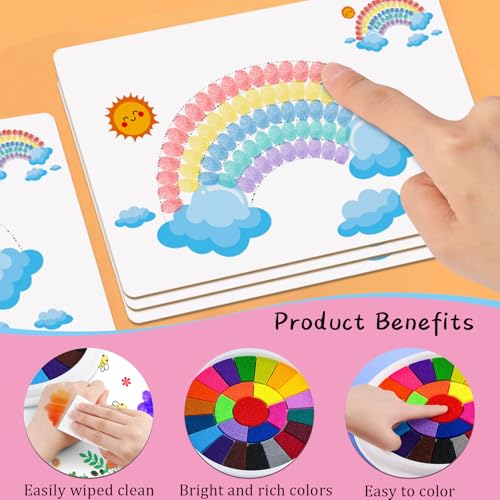 Sicheii 12 Colors Rainbow Ink Pad - Image 3