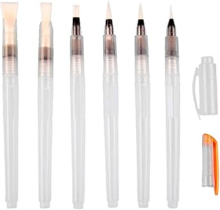 Tempaky Escova de água Pincéis de tinta aquarela Pincel de aquarela Caneta de aquarela Caneta de tinta aquarela Conjunto de pincéis de pintura de detalhes WaterBrush