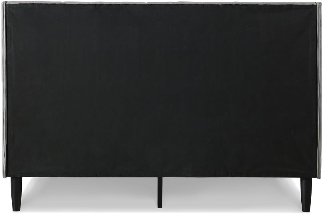 Jennifer Taylor Home Aspen Vertical Tufted Modern Headboard Platform Bed Set