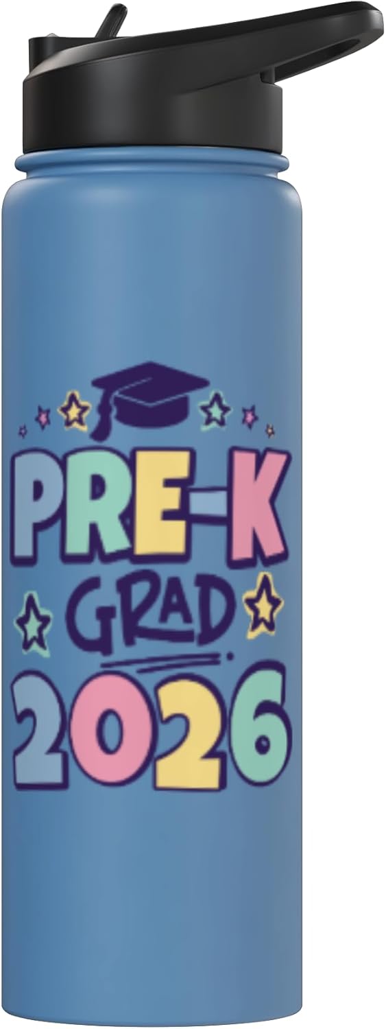 Pre-K Grad 2026 Preschool Prek Graduation Stainless Steel Insulated Water Bottle