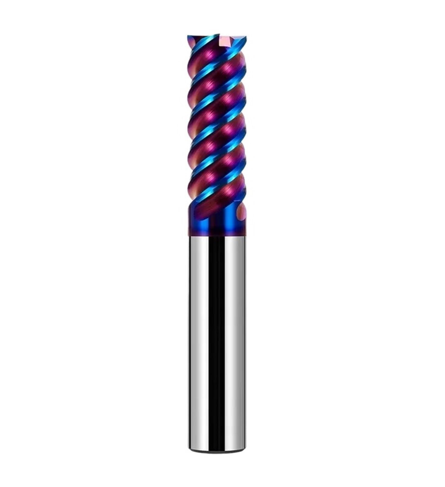 1pc HRC72 frez z węglika CNC wolframowy 4 ostrza metalowe narzędzie do obróbki stali piłka 2 6 8 12 Shank(12x55x12Dx150)
